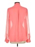American Eagle Outfitters Color Block Orange Long Sleeve Blouse Size L - photo 2