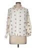 Zara Polka Dots Ivory 3/4 Sleeve Blouse Size M - photo 1