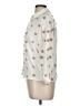 Zara Polka Dots Ivory 3/4 Sleeve Blouse Size M - photo 5