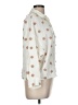 Zara Polka Dots Ivory 3/4 Sleeve Blouse Size M - photo 4