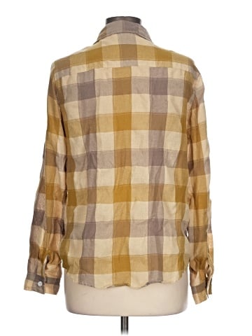 Listicle Long Sleeve Button-Down Shirt (view 2)
