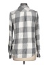 Maurices Plaid Gray Long Sleeve Button-Down Shirt Size L - photo 2