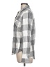 Maurices Plaid Gray Long Sleeve Button-Down Shirt Size L - photo 5