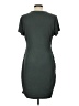Express Solid Gray Casual Dress Size L - photo 2