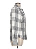 Maurices Plaid Gray Long Sleeve Button-Down Shirt Size L - photo 4