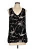 Daniel Rainn 100% Polyester Black Sleeveless Blouse Size L - photo 1