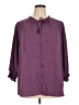Ryan Wythe 100% Polyester Purple 3/4 Sleeve Blouse Size 1X - photo 1