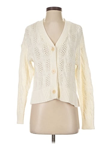 Madewell Open Cable-Stitch Cardigan Sweater (view 1)