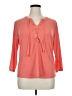 Calvin Klein Pink 3/4 Sleeve Blouse Size XL - photo 1