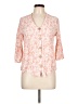 Unique Spectrum Pink 3/4 Sleeve Blouse Size L - photo 1