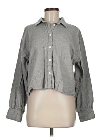 Ann Taylor LOFT Long Sleeve Button-Down Shirt (view 1)