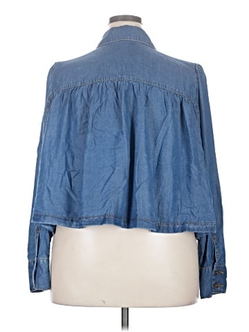 Torrid Long Sleeve Button-Down Shirt (view 2)
