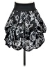 Wet Seal 100% Polyester Graphic Black Casual Skirt Size S - photo 1