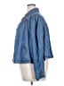 Torrid 100% Lyocell Blue Long Sleeve Button-Down Shirt Size 2X Plus (2) - photo 5