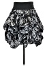 Wet Seal 100% Polyester Graphic Black Casual Skirt Size S - photo 2
