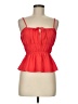 Monteau 100% Polyester Red Sleeveless Blouse Size M - photo 1