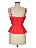 Monteau 100% Polyester Red Sleeveless Blouse Size M - photo 2