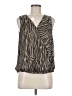 Eri + Ali Brown Sleeveless Blouse Size M - photo 1