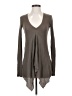 BCBGMAXAZRIA Gray Long Sleeve Top Size XXS - photo 1