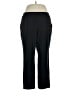 Lands' End Solid Black Dress Pants Size 1X - photo 1