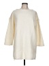 Theory Solid Ivory Casual Dress Size L - photo 1