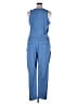 Athleta Solid Blue Jumpsuit Size 16 - photo 2