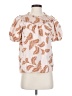 Current Air Orange Short Sleeve Blouse Size S - photo 1