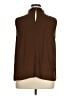 Worthington 100% Polyester Brown Sleeveless Blouse Size XL - photo 2