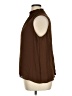 Worthington 100% Polyester Brown Sleeveless Blouse Size XL - photo 5