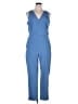 Athleta Solid Blue Jumpsuit Size 16 - photo 1