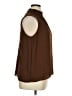 Worthington 100% Polyester Brown Sleeveless Blouse Size XL - photo 4