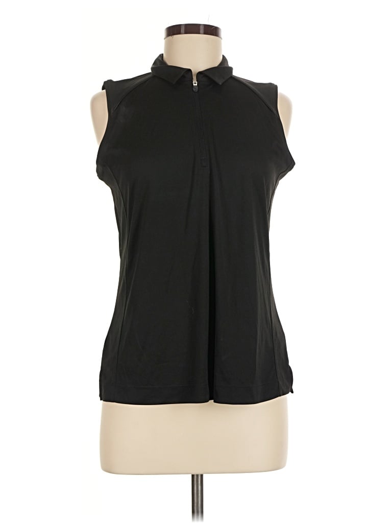 Pre-owned Slazenger Sleeveless Blouse In Black