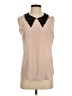 Darling 100% Polyester Tan Sleeveless Blouse Size XS - photo 1