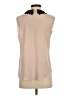 Darling 100% Polyester Tan Sleeveless Blouse Size XS - photo 2