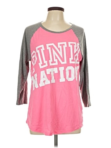Victoria's Secret Pink 3/4 Sleeve Top (view 1)