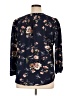 Fun2Fun Floral Blue 3/4 Sleeve Blouse Size XL - photo 2