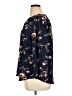 Fun2Fun Floral Blue 3/4 Sleeve Blouse Size XL - photo 5