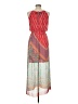 Sweet Storm 100% Polyester Paisley Red Casual Dress Size M - photo 2