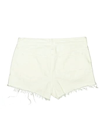 Madewell Relaxed Denim Shorts in Tile White (view 2)