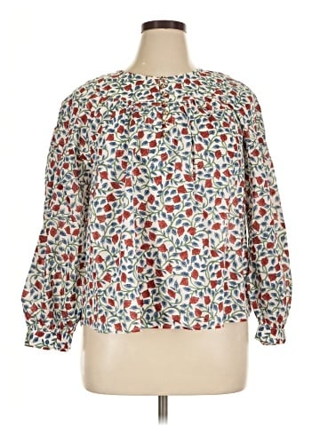 J.Crew 3/4 Sleeve Blouse (view 1)