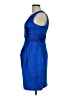 David's Bridal 100% Polyester Solid Blue Cocktail Dress Size 12 - photo 5