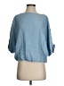 14th & Union 100% Lyocell Blue 3/4 Sleeve Blouse Size XS - photo 1