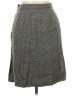 Talbots 100% Wool Houndstooth Gray Wool Skirt Size 10 - photo 2