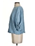 14th & Union 100% Lyocell Blue 3/4 Sleeve Blouse Size XS - photo 5