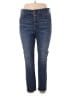 Madewell Solid Blue Jeans Size 32 waist (tall) - photo 1