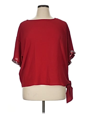 MICHAEL Michael Kors Short Sleeve Blouse (view 1)