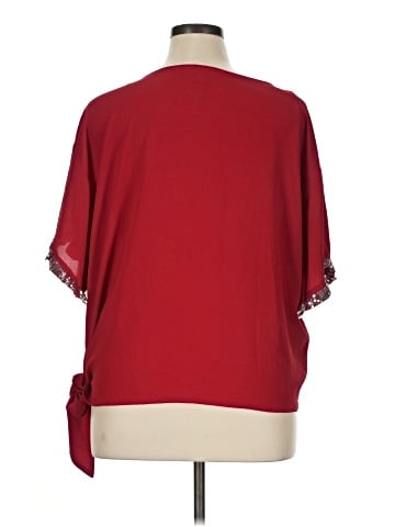 MICHAEL Michael Kors Short Sleeve Blouse (view 2)