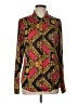 Guess Paisley Gold Long Sleeve Blouse Size L - photo 1