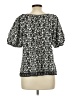Max Studio Black Short Sleeve Blouse Size L - photo 2