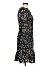 Aqua Paisley Black Casual Dress Size L - photo 4